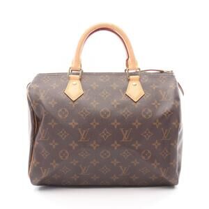 Louis Vuitton Speedy Monogram handbag canvas leather bag brown